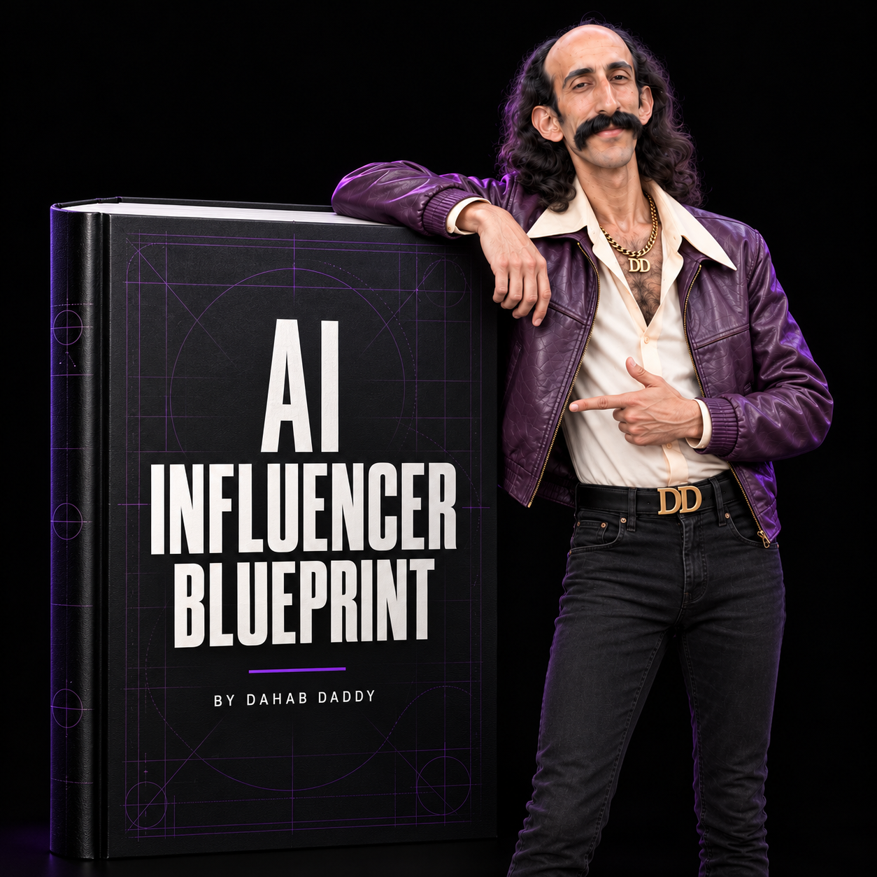 The AI Influencer Blueprint digital guide with Dahab Daddy